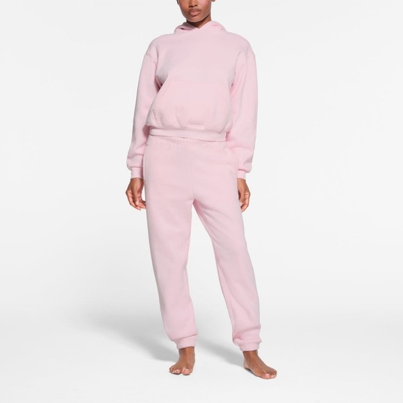 SKIMS Cherry Blossom Fleece Hoodie Size XS NEW NWT - Picture 5 of 5